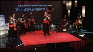 Performance Bollywood Brass Band at TEDxYouthManchester 2012 [upl. by Attikin]