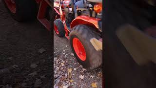 Before and After Drainage System Install kubotab2601 Kubota Tractor [upl. by Ledarf]