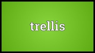 Trellis Meaning [upl. by Chaunce]