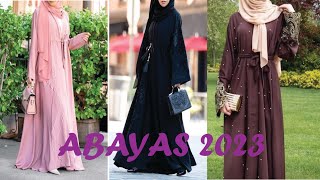 Abayas Collection 2023  Dubai Abayas  Hijabs  Abayas  Abaya Design 202223 2022 2023 [upl. by Aliak]