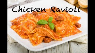 Ravioli in Creamy Tomato Sauce Chicken Ravioli Easy Ravioli Recipe At home by Mallikas kitchen [upl. by Macmahon]