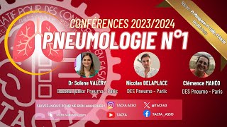 Conférence 20232024  Pneumologie n°1 [upl. by Ainaled142]