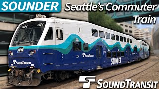 Sounder Seattles Efficient Commuter Rail Line [upl. by Seta595]