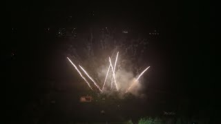 Old Down Country Park Firework display filmed on DJI Air 3S [upl. by Ydisac]