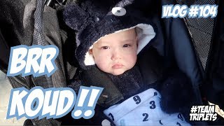 VOOR HET EERST WANDELEN MET DE DRIELING BUGGY ☆ DRIELING FAMILIE VLOG 104 [upl. by Leuams]