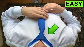 How to tie a tie EASY Windsor knot [upl. by Celesta]