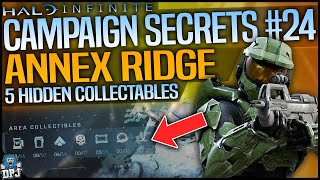 Halo Infinite ANNEX RIDGE AREA  5 MUST GET HIDDEN ITEMS  SECRET COLLECTABLES  Complete Guide [upl. by Jandy617]