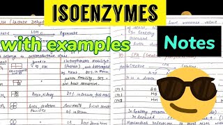 Isoenzymes  Examples Notes😎😎 [upl. by Stroup]