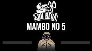 Lou Bega • Mambo No 5 CC 🎤 Karaoke Instrumental [upl. by Hollinger]