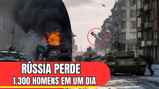 RÚSSIA SOFRE MAIS DE 1300 BAIXAS EM UM DIA TANQUES E ARTILHARIA DESTRUÍDOS PELAS FORÇAS UCRANIANAS [upl. by Anyaj840]