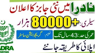 NADRA Jobs 2024  nadra jobs 2024 online apply  latest careers at nadra  new jobs 2024 [upl. by Sarchet377]