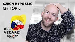 Czech Republic – My Top 6 – Eurovision 2018 [upl. by Iznyl171]