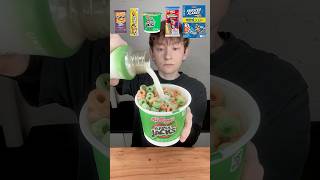 EATING VARIOUS CEREAL SNACKS  VNM ASMR shorts mukbang [upl. by Yenar]