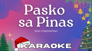 Karaoke Version Pasko sa Pinas  Yeng Constantino [upl. by Nivlac]