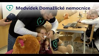 Medvídek Domažlické nemocnice učí děti zdravovědu a nebát se lékaře  reportáž FilmPro 112024 [upl. by Ferdinand]