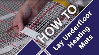 How to Lay and Install Underfloor Heating  Tiling Tips  Short Tutorial feat Craig Phillips [upl. by Treacy]