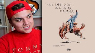 Reaccion BAD BUNNY ft YOVNGCHIMI  MERCEDES CAROTA  nadie sabe lo que va a pasar mañana [upl. by Eanal]