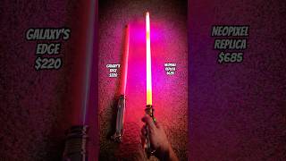 Disney VS Neopixel Palpatine Lightsaber [upl. by Estes]