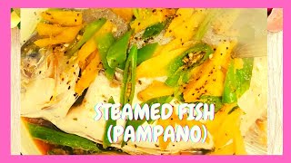 😋😋 DELICIOUS STEAMED PAMPANO shorts steamfishrecipe mhalouscuisinenlifestyle [upl. by Oecile]