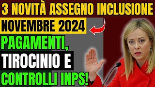 🚨 INPS Paga il 16 Novembre 💥 Anticipi Aumento Pensioni amp Bonus Natale fino a 155€ per Invalidi [upl. by Goldfarb]