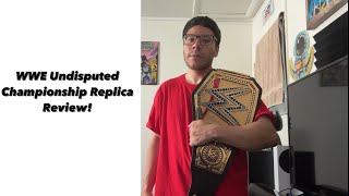 WWE Undisputed Championship Replica Review [upl. by Norraj]