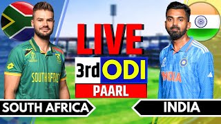 India vs South Africa ODI Live  India vs South Africa Match Live  IND vs SA Live Match Innings 2 [upl. by Kary]