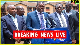 LIVE  ODM Leaders to speak on Gachagua impeachment in Church from ACK Nairobi [upl. by Becca]