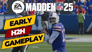 MADDEN 25  ONLINE HEAD TO HEAD GAMEPLAY [upl. by Carlock941]