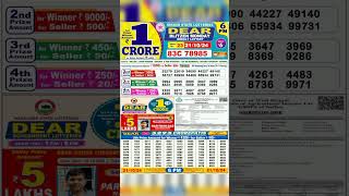 Nagaland State Lottery Result of Dear Day 600 pm Live on Lottery Sambad [upl. by Crompton]