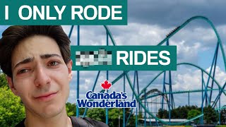 I rode HOW many coasters in one day at Canadas Wonderland [upl. by Madden]