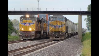 3 Trains in Virden IL [upl. by Ahsenot]