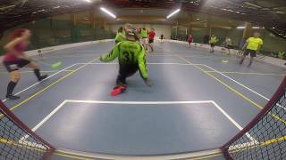 floorball goalie saves 7 [upl. by Ramedlab]