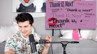 Vocal Coach Reaction to thank u next  Ariana Grande [upl. by Ecinnaj843]