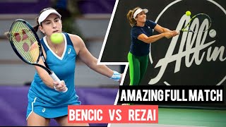 Bencic Belinda vs Rezai Aravane  R1 Petange Open itf tennis [upl. by Shela]