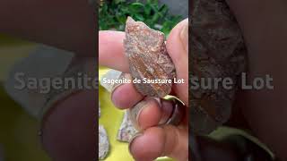 Sagenite de Saussure Lot SS8 58 minerals crystals crystalshop quartz rutilequartz gemstone [upl. by Nesnah217]