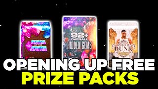 OPENING UP FREE PRIZE PACKS INCLUDING A GUARENTEED 92 PLAYER NBA 2K25 MYTEAM [upl. by Wiskind]