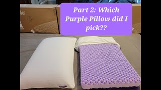 Part 2 Purple Pillow vs Purple Harmony Which one did I keep [upl. by Adnarram903]