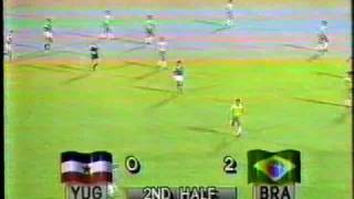 1988 Yugoslavia vs Brazil Dragan Stojkovic [upl. by Eelak]