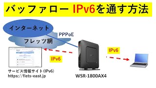 バッファロールーターでIPv6を通す方法 [upl. by Ranzini598]