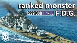 German Battleships Are So Much Fun In Ranked  Friedrich Der Große [upl. by Combes85]