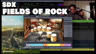 SDX  FIELDS OF ROCK レビュー ＃Toontrack [upl. by Rabma356]