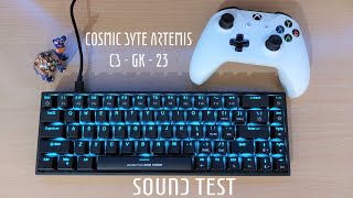 CBGK23 Artemis  Sound Test Outemu Blues  65 Mechanical Gaming Keyboard [upl. by Colon]