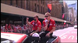 SwansTV Sydney Swans Victory Parade [upl. by As]