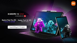 Experience Innovation with RedmiPadPro5G RedmiPadSE4G and Xiaomi14CIVI LE PandaDesign [upl. by Ennoryt]