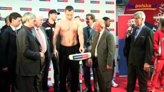 Vitalii Klitschko  Odlanier Solis official weighin [upl. by Nirehtac]