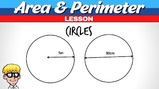 Area and Perimeter Circles [upl. by Delos192]