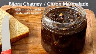 Bijora ChatneyCitron MarmaladeHomemade MarmaladeChatni RecipeCitron Fruit JamFruit Spread [upl. by Ahtenek7]