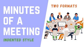 Minutes of a Meeting Indented Style CSEC EDPM [upl. by Adav]