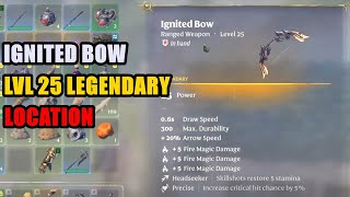 Legendary lvl 25 Ignited Bow Location Enshrouded [upl. by Adlog]