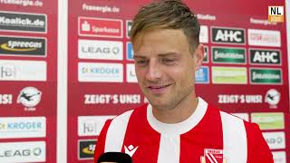 FC Energie Cottbus  40 gegen Stuttgart II Timmy Thiele im Interview [upl. by Arrad]